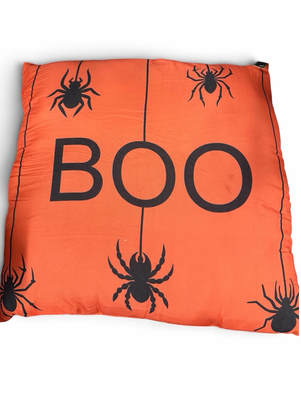 Boo Spider 18x18 Halloween Decorative Throw Pillow By City Living NEW